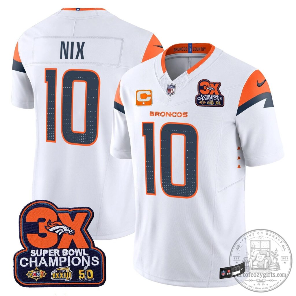 Denver Broncos Russell Wilson Super Bowl Champions Football Jersey Denver Broncos Russell Wilson Super Bowl Champions Football Jersey