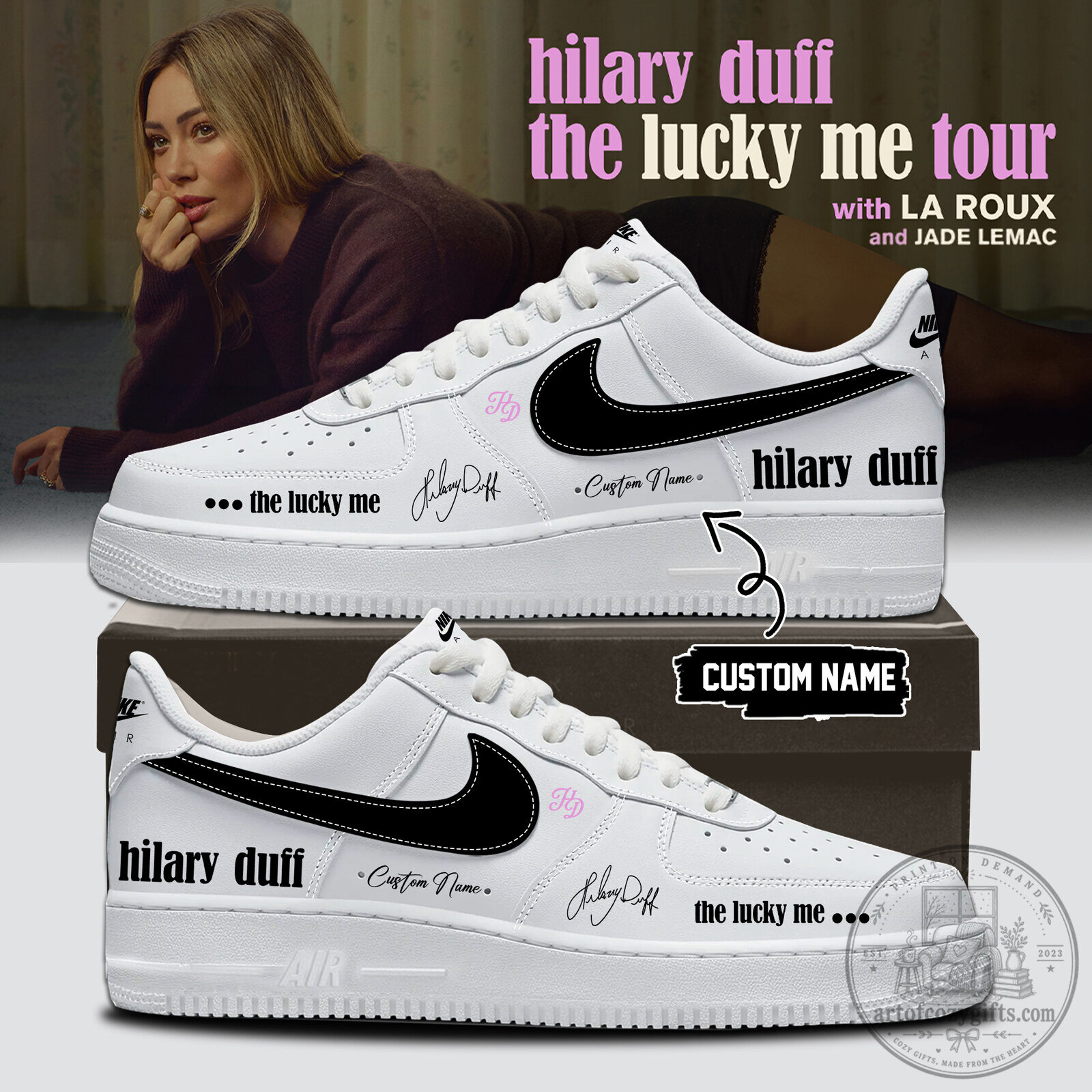 Limited Edition Signature Shoes 9 from Hilary Duff's The Lucky Me Tour 2026/27