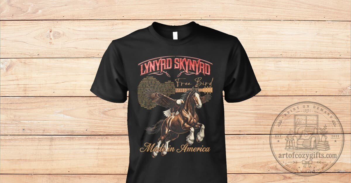 Lynyrd Skynyrd Free Bird Fan Shirt for Rock Music Lovers