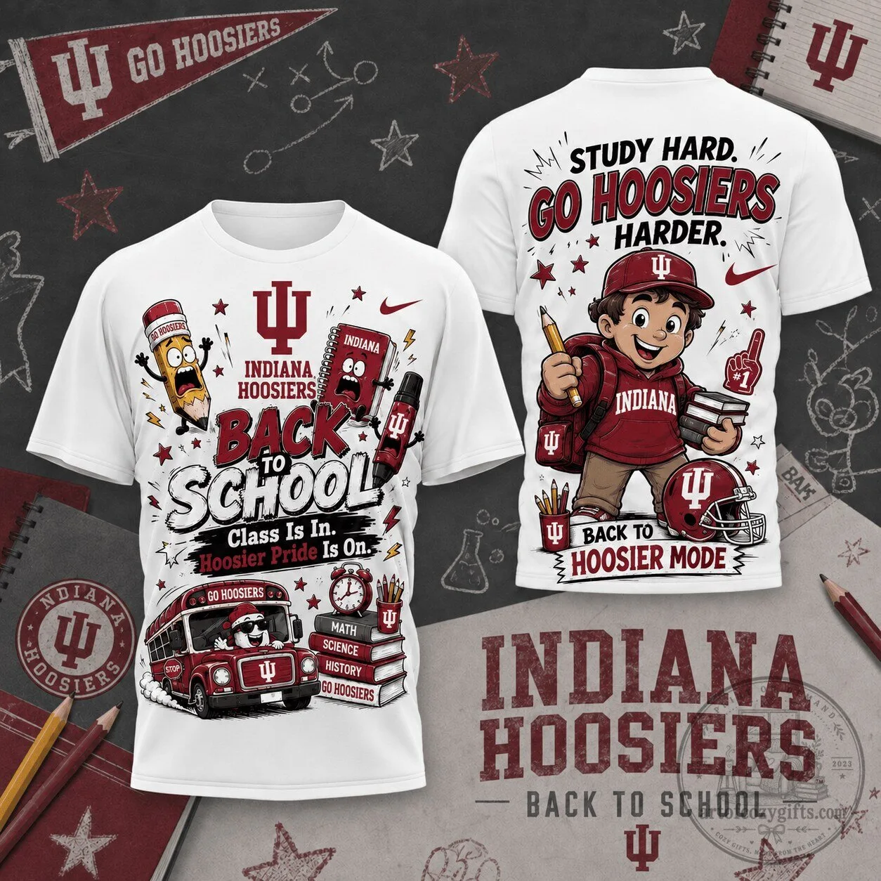 Indiana Hoosiers Back To School Class Is In Hoosier Pride On T-Shirt