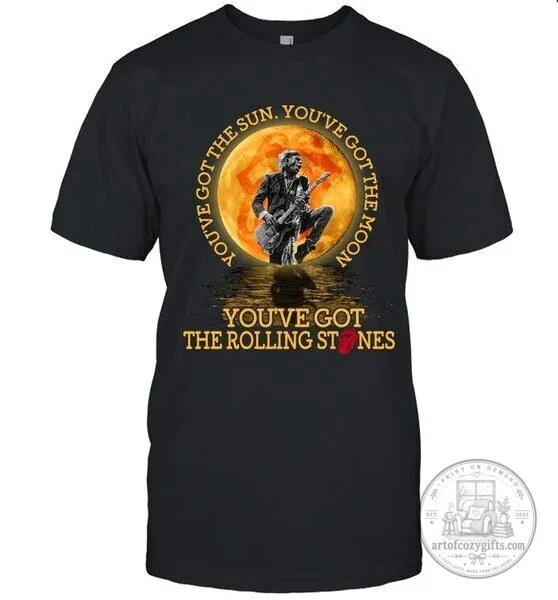 Rolling Stones You've Got The Sun Moon Rock Band Music T-Shirt