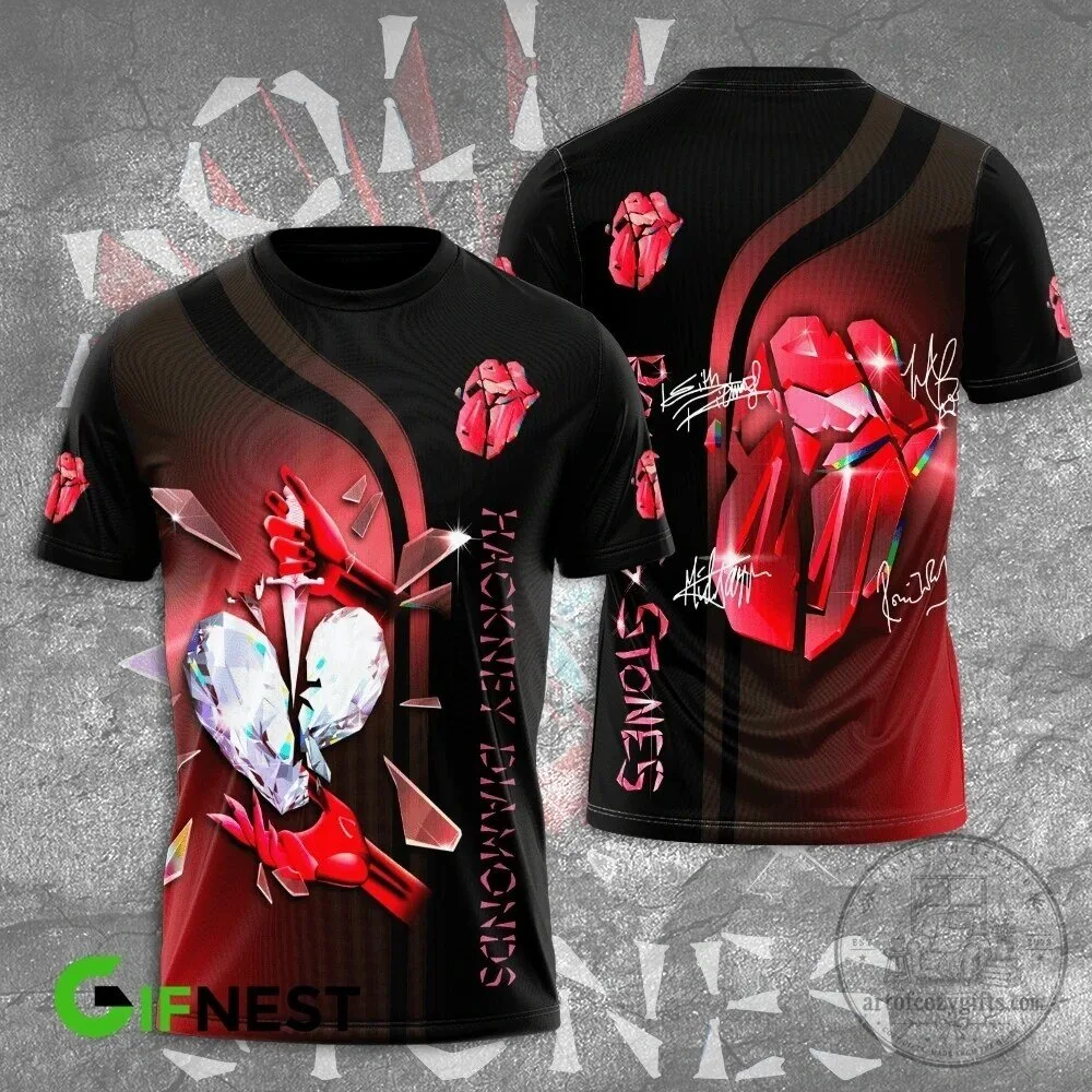 Hackney Diamonds Album Cover Art T-Shirt by The Rolling Stones