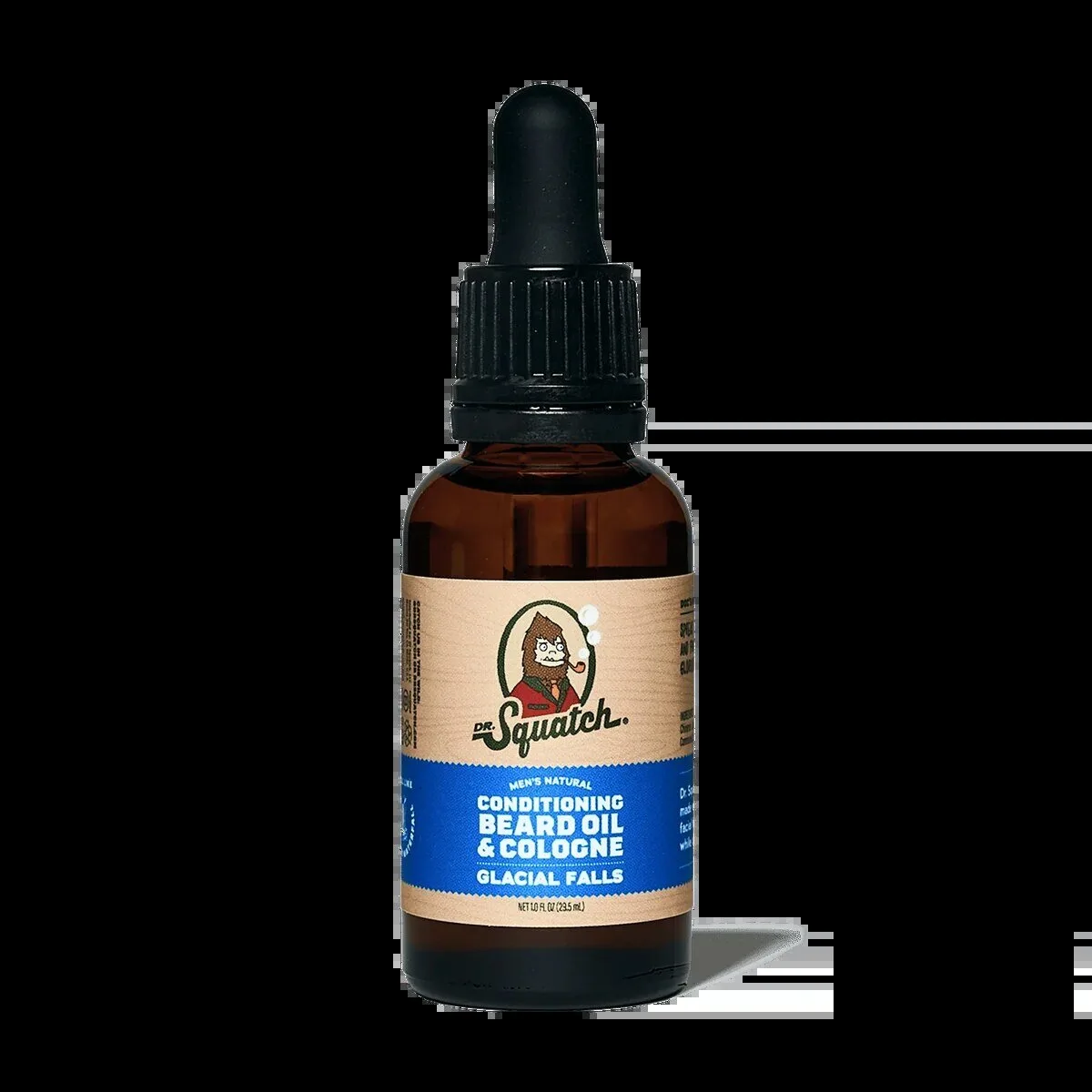 Dr. Squatch Men's Natural Conditioning Glacial Falls Beard Oil and Cologne