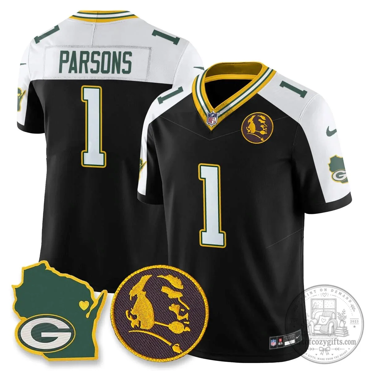 Jordan Love Stitched Football Jersey - Green Bay Packers by John Madden 50 Jordan Love Stitched Football Jersey - Green Bay Packers by John Madden