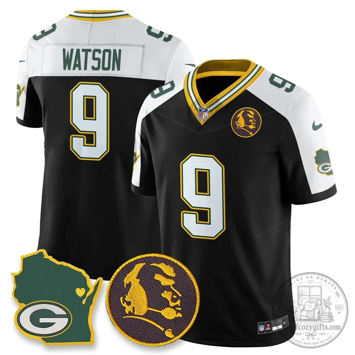 Jordan Love Stitched Football Jersey - Green Bay Packers by John Madden 54 Jordan Love Stitched Football Jersey - Green Bay Packers by John Madden