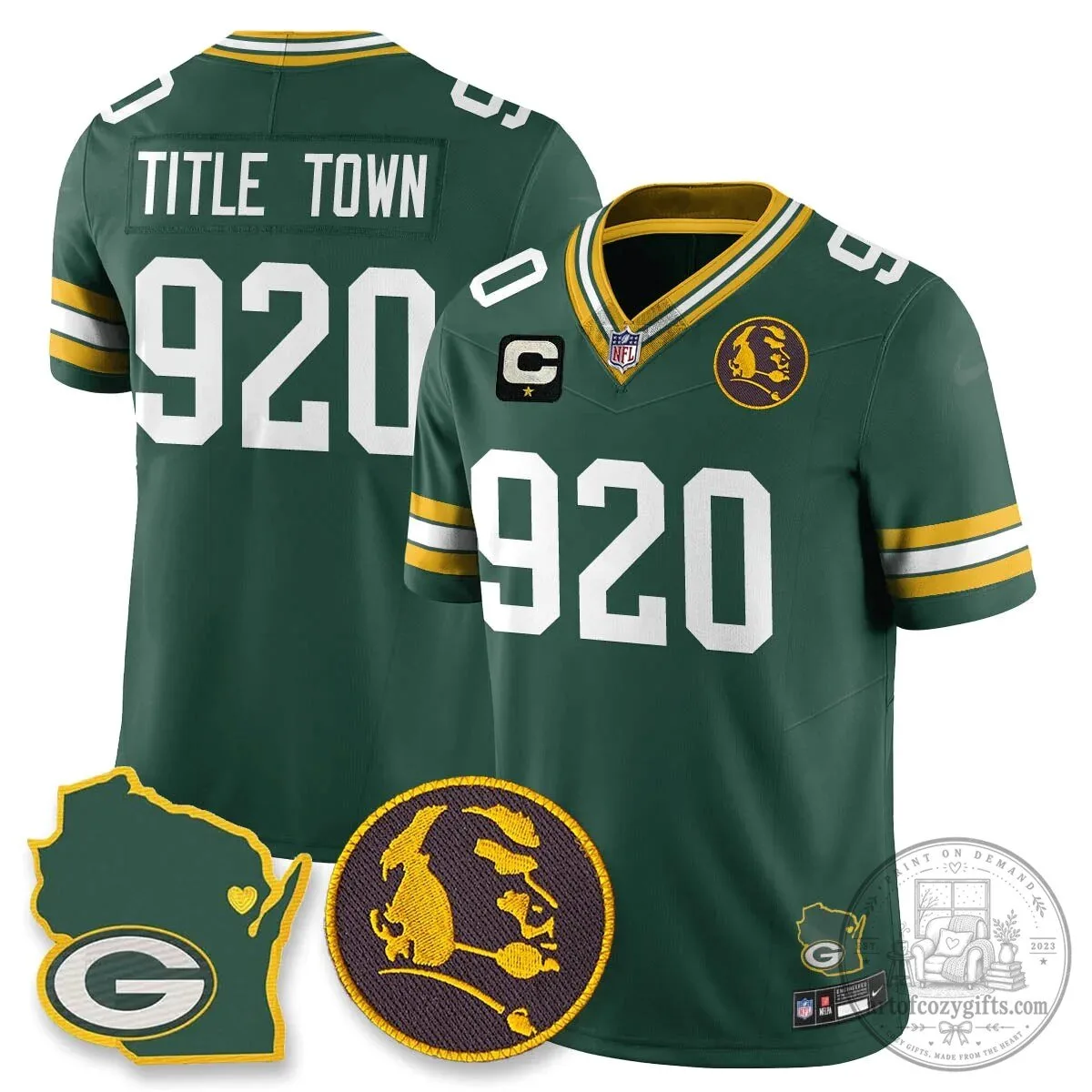 Jordan Love Stitched Football Jersey - Green Bay Packers by John Madden 68 Jordan Love Stitched Football Jersey - Green Bay Packers by John Madden