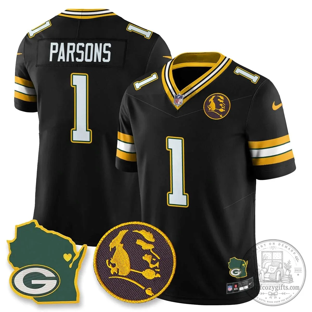 Jordan Love Stitched Football Jersey - Green Bay Packers by John Madden 70 Jordan Love Stitched Football Jersey - Green Bay Packers by John Madden