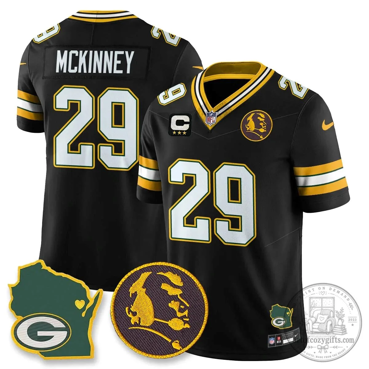 Jordan Love Stitched Football Jersey - Green Bay Packers by John Madden 72 Jordan Love Stitched Football Jersey - Green Bay Packers by John Madden