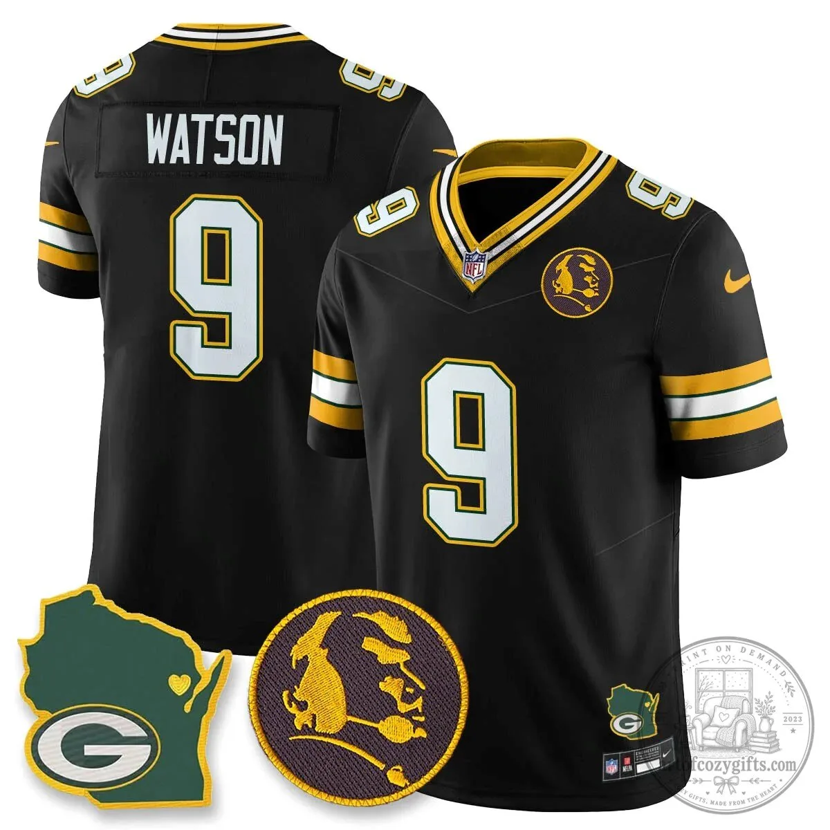 Jordan Love Stitched Football Jersey - Green Bay Packers by John Madden 74 Jordan Love Stitched Football Jersey - Green Bay Packers by John Madden
