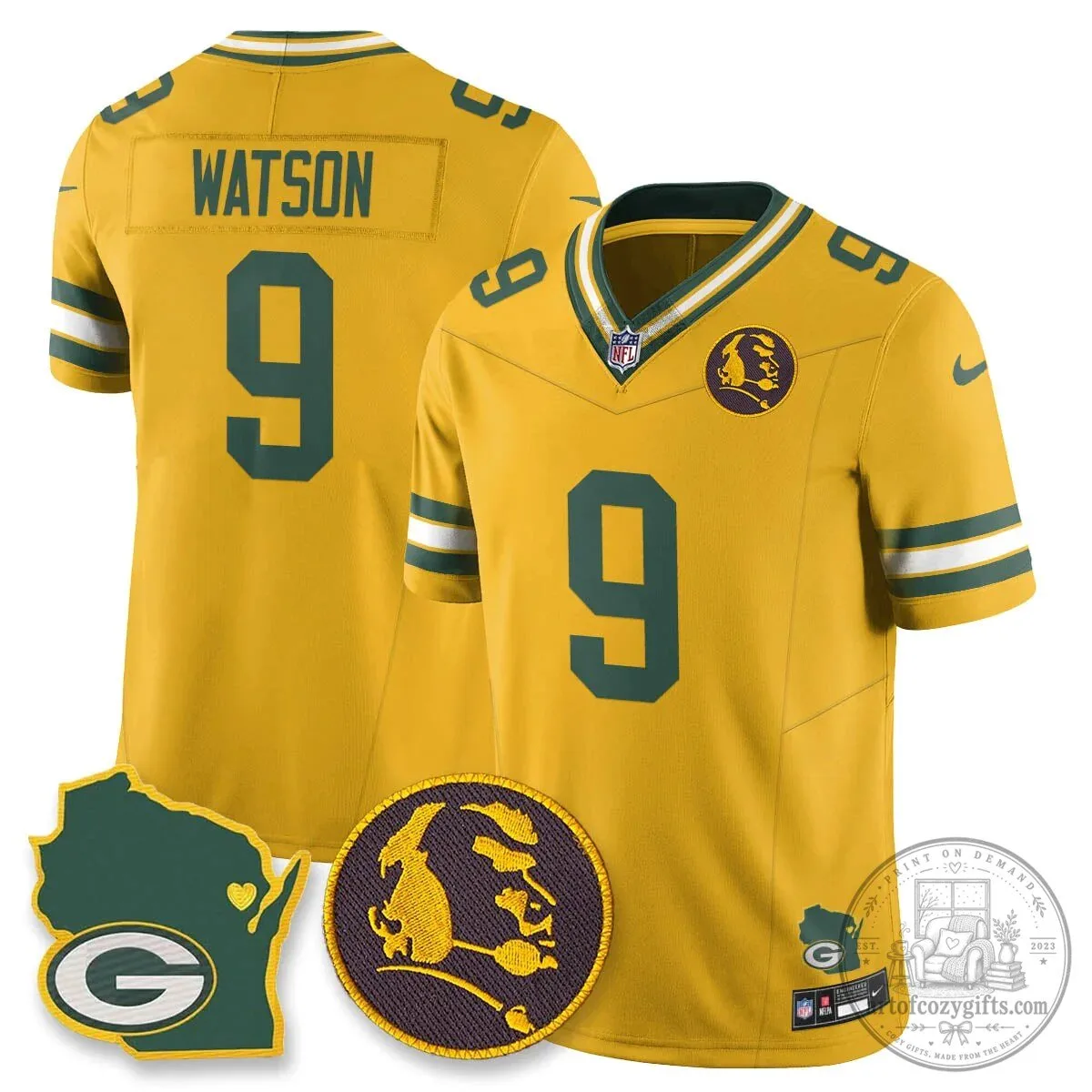 Jordan Love Stitched Football Jersey - Green Bay Packers by John Madden 88 Jordan Love Stitched Football Jersey - Green Bay Packers by John Madden
