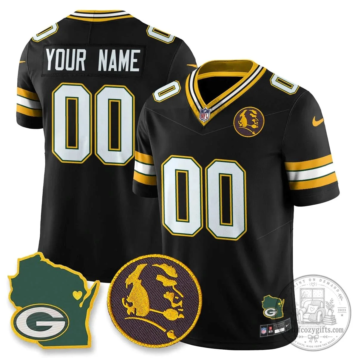 Jordan Love Stitched Football Jersey - Green Bay Packers by John Madden 91 Jordan Love Stitched Football Jersey - Green Bay Packers by John Madden