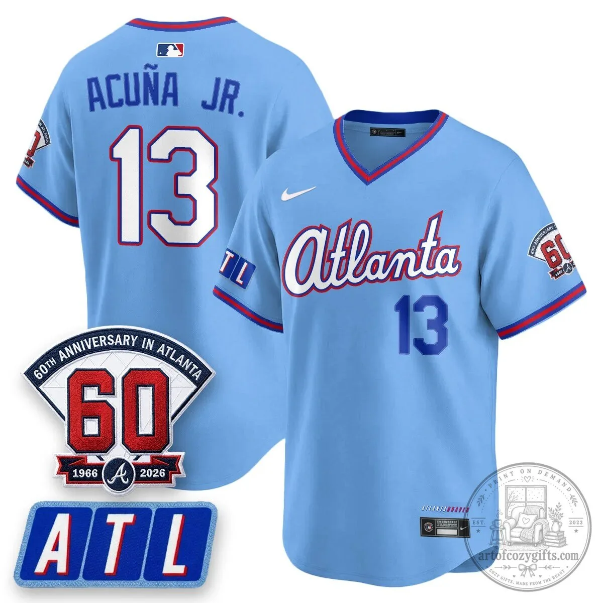 Ronald Acuna Jr. 60th Anniversary Jersey for Atlanta Braves Fans
