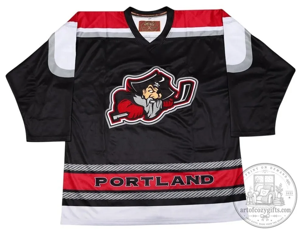 Portland Pirates Late 1990s Hockey Jersey