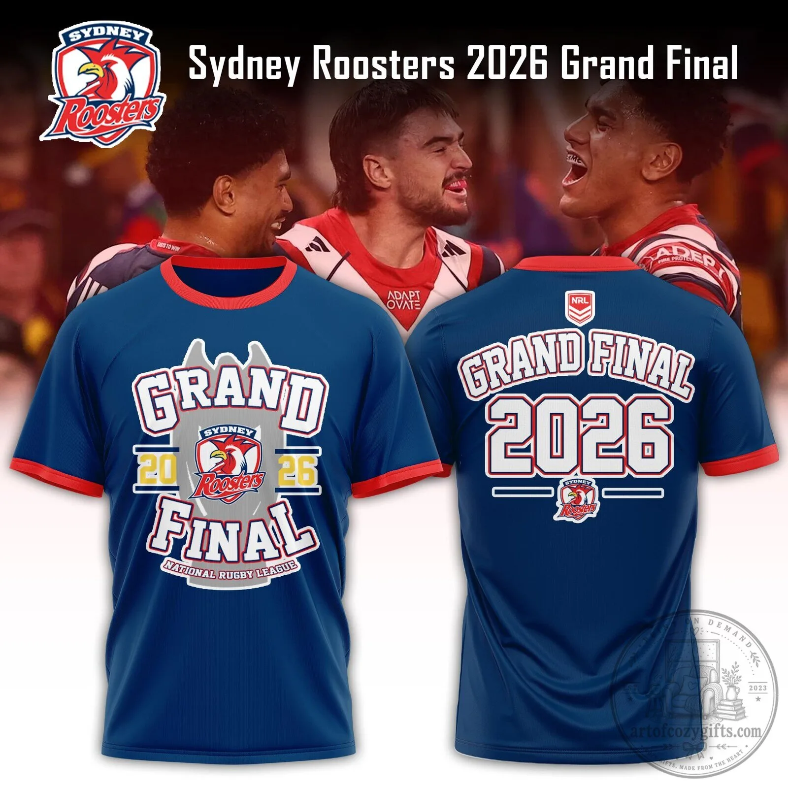 2026 National Rugby League Grand Final T-Shirt - Sydney Roosters