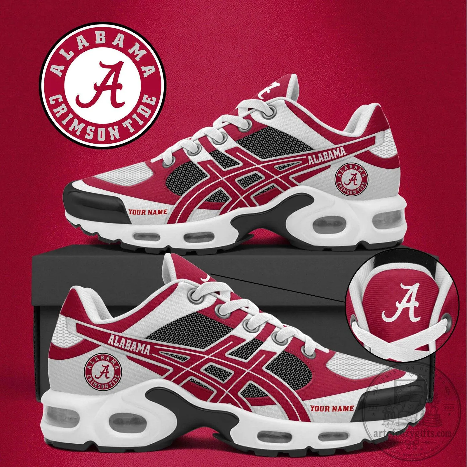 Custom Air Max Plus Sneakers 2026 - Bama Edition