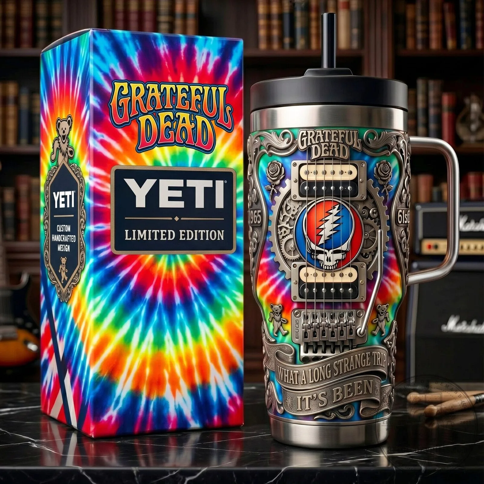 Grateful Dead What a Long Strange Trip It's Been Music Band Tumbler