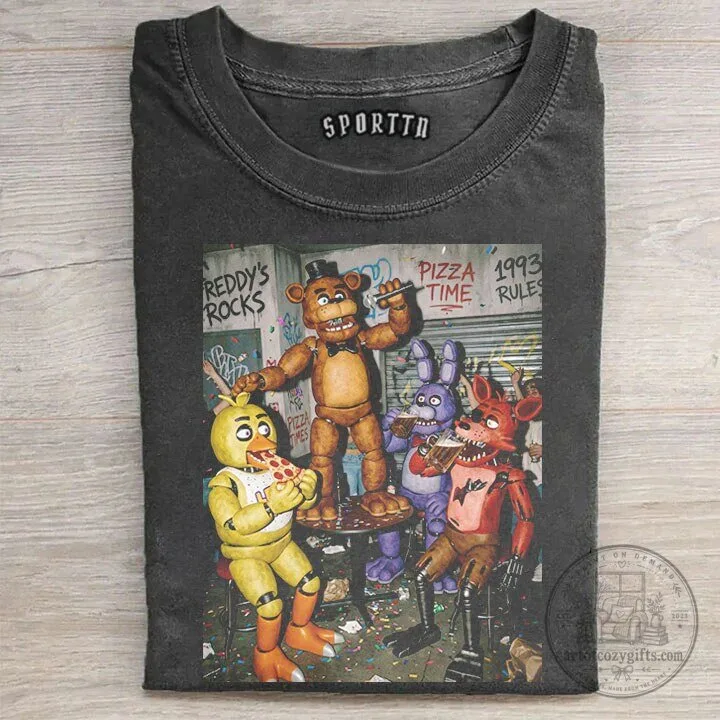 Five Nights at Freddy's 2 FNAF Shirt Freddy Fazbear Pizza Time T-Shirt