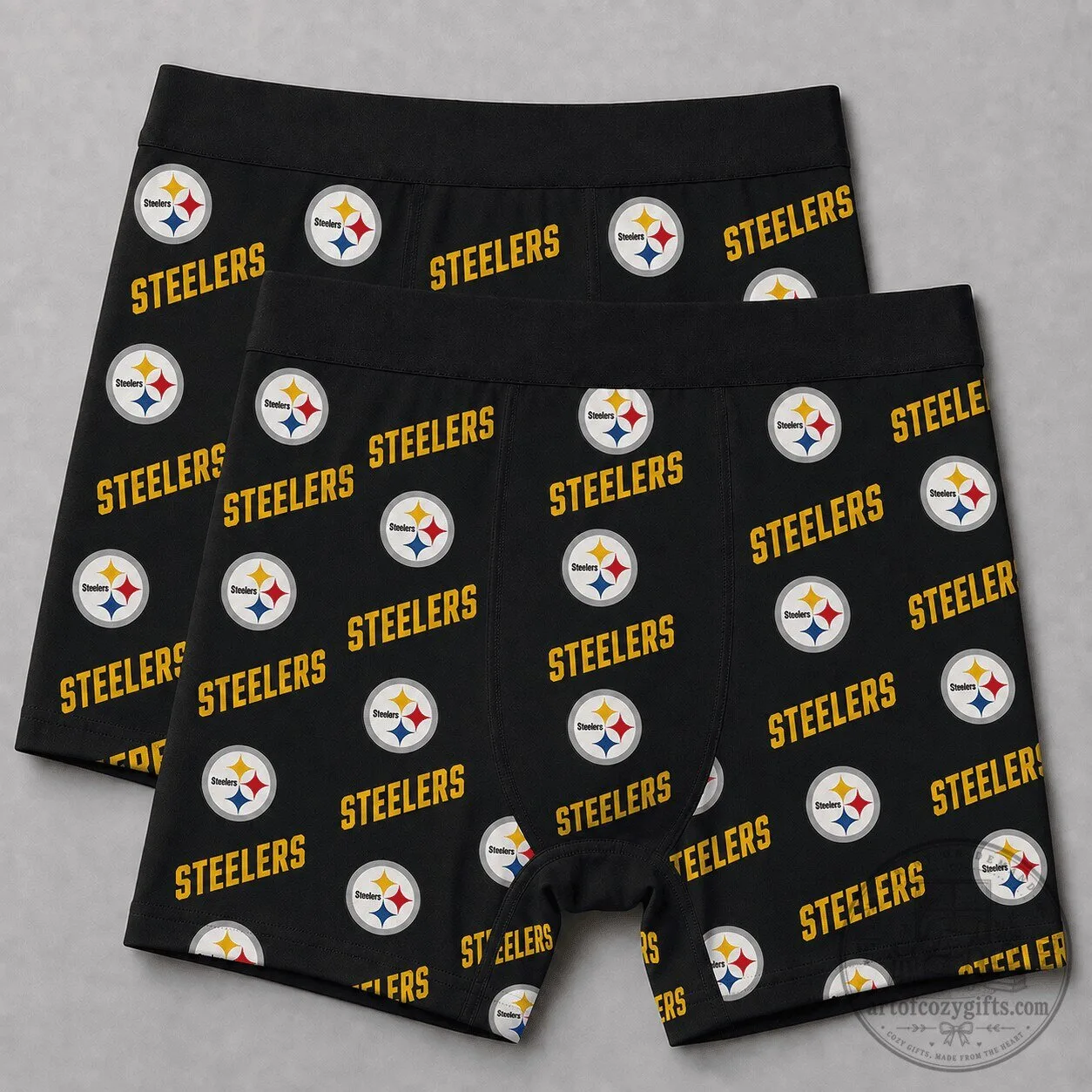 Pittsburgh Steelers National Football League Team Logo Men's Boxer Briefs