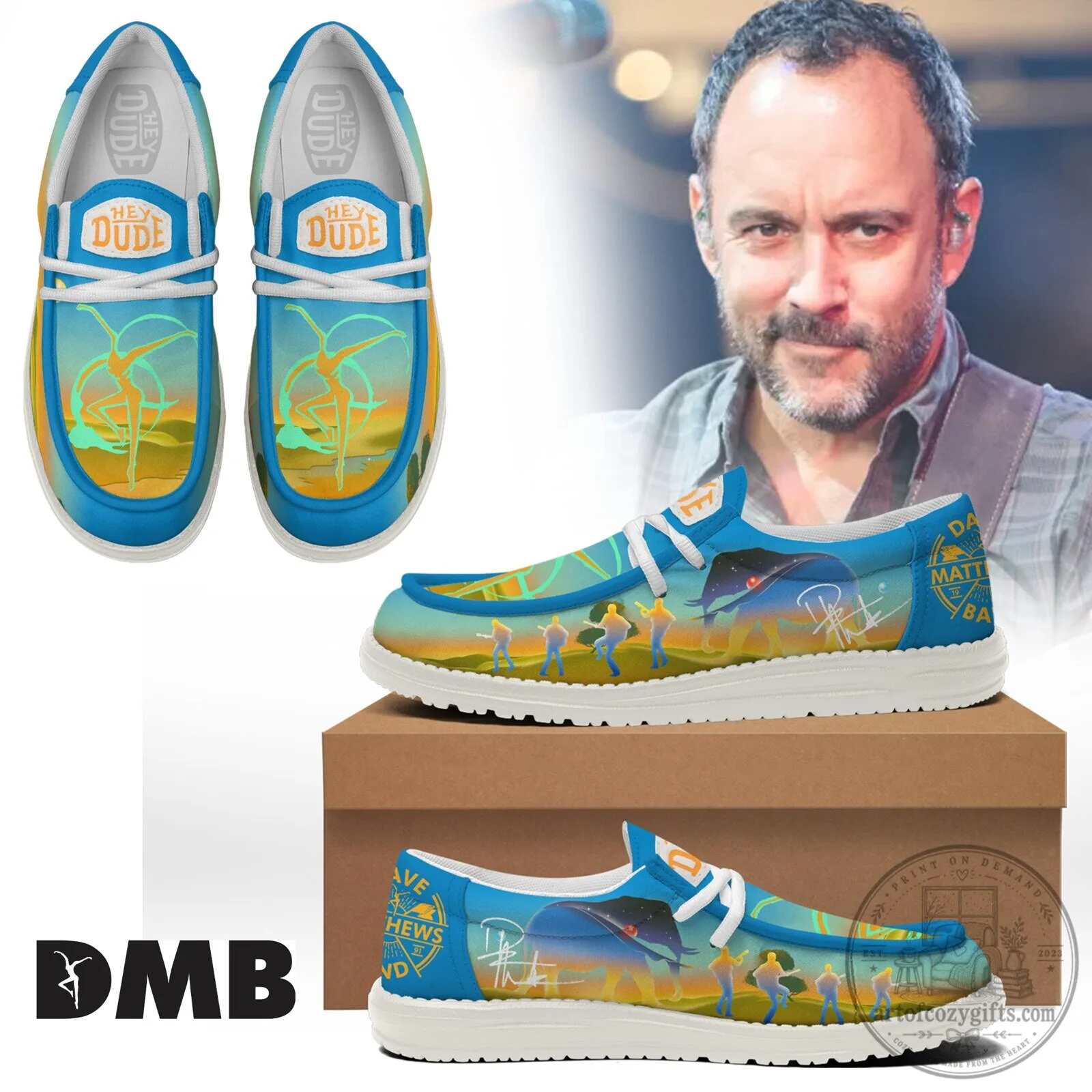 Dave Matthews Band Dancing Nancies Hey Dude Style Shoes
