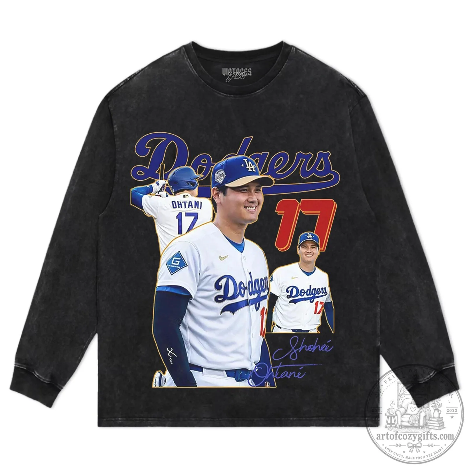 Los Angeles Dodgers Graphic T-Shirt featuring Shohei Ohtani Baseball Design 15 Los Angeles Dodgers Graphic T-Shirt featuring Shohei Ohtani Baseball Design