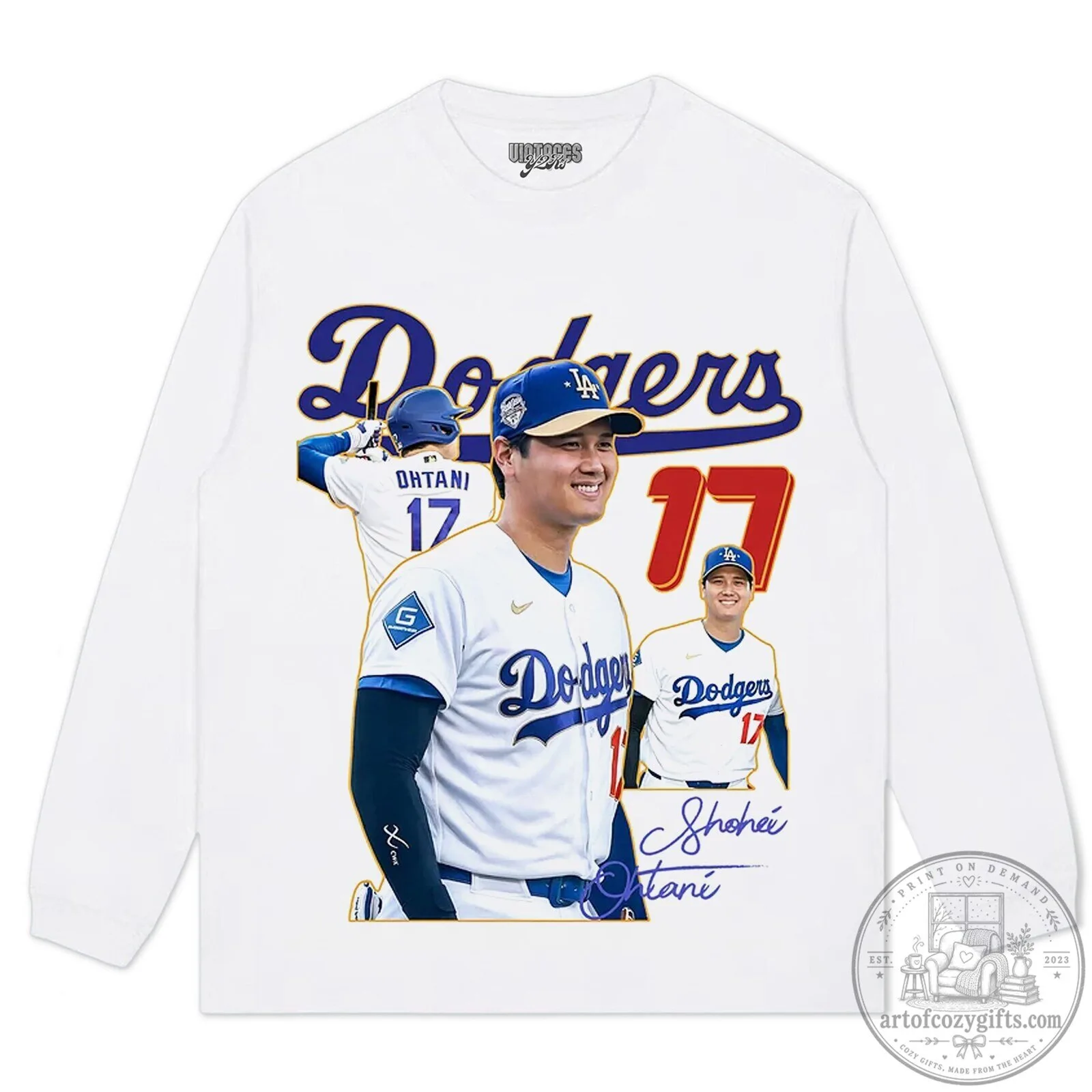 Los Angeles Dodgers Graphic T-Shirt featuring Shohei Ohtani Baseball Design 16 Los Angeles Dodgers Graphic T-Shirt featuring Shohei Ohtani Baseball Design
