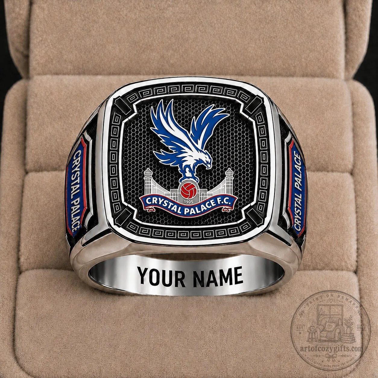 Crystal Palace Football Club Personalized Fan Ring