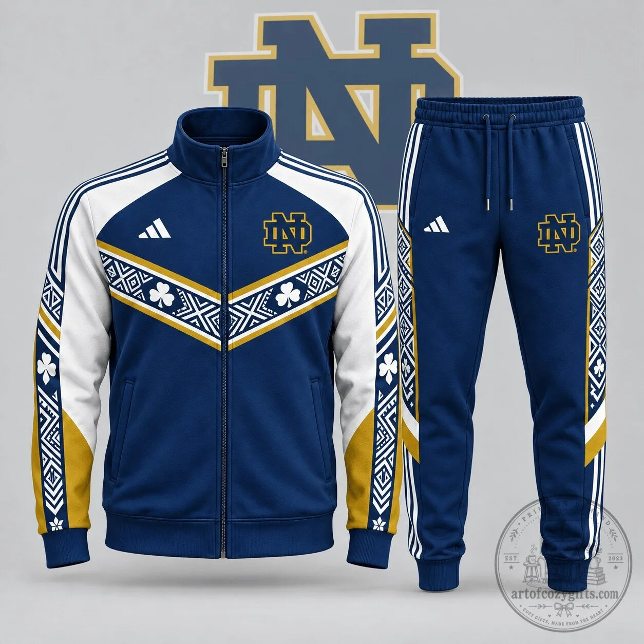 Notre Dame Fighting Irish NCAA Nordic Heritage Full Zip Jacket