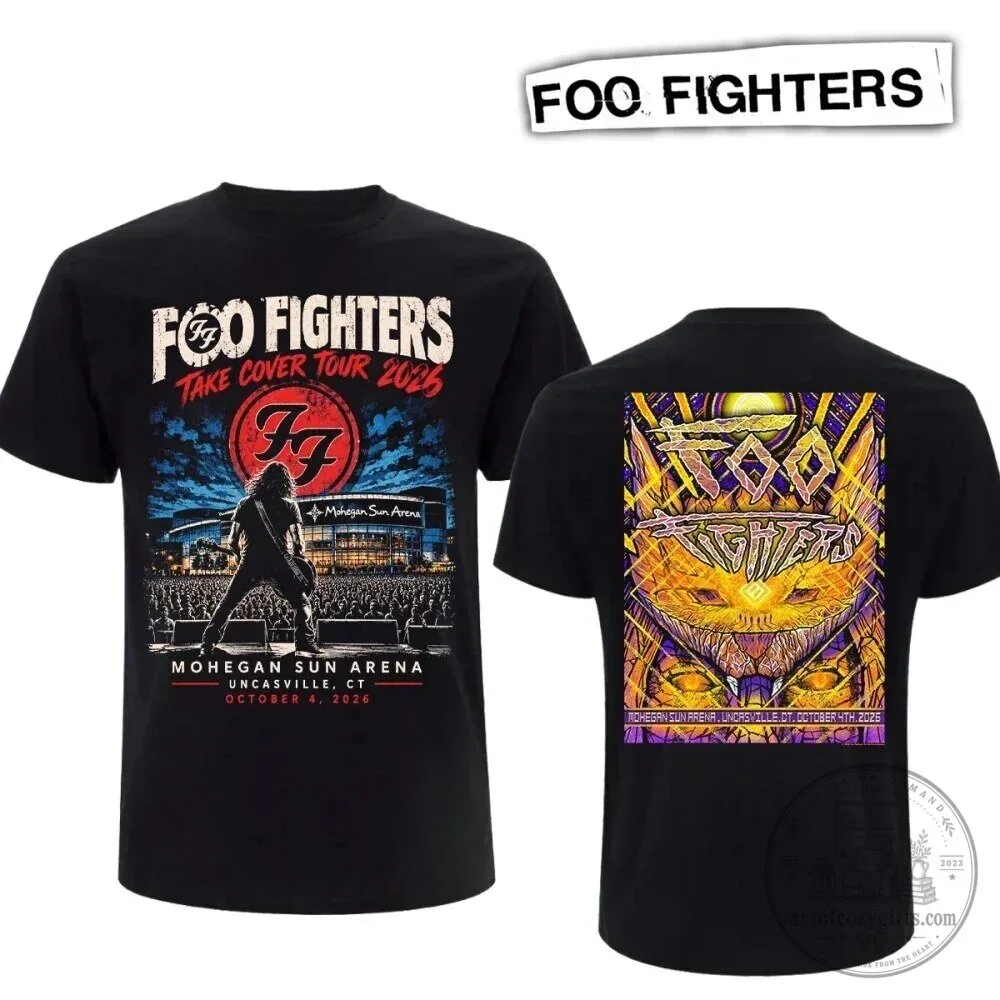 Mohegan Sun Arena Concert T-Shirt for the Foo Fighters Take Cover Tour 2026