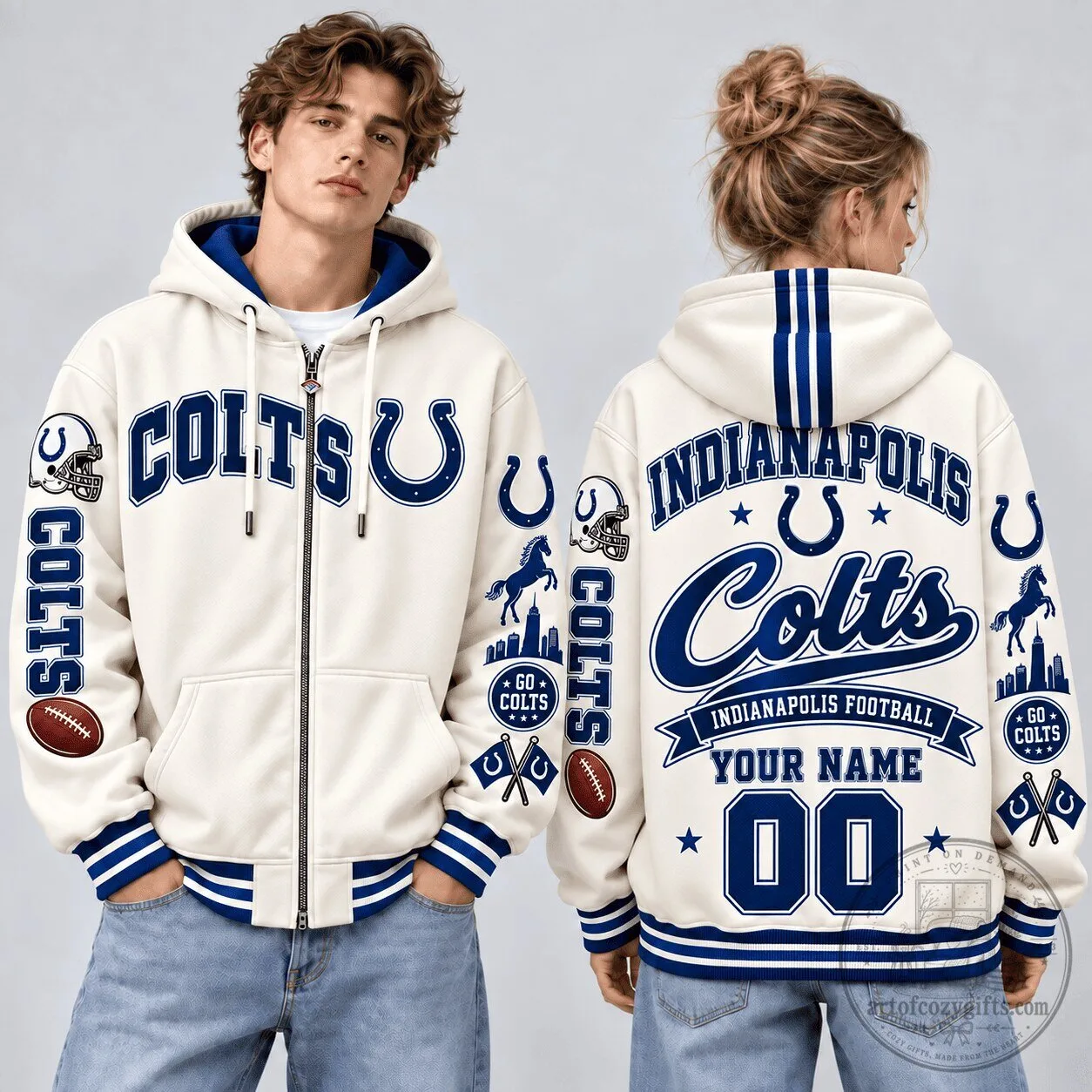 Indianapolis Colts NFL Football Team Personalized Champions Style Hoodie