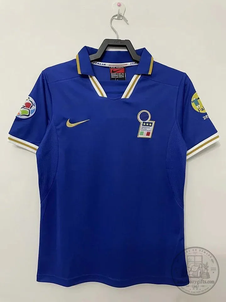 Italy National Football Team 1996 Home Retro Soccer Kit Jersey